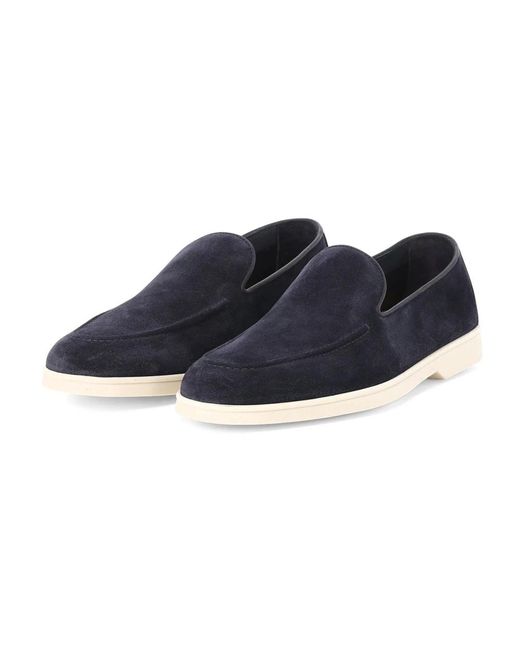 Doucal's Suede Loafer in Blue für Herren