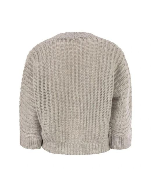 Peserico Gray Cardigans