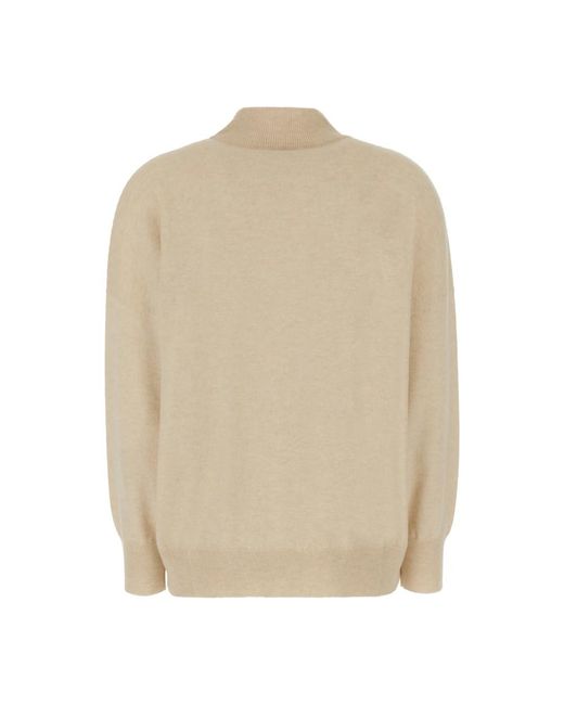 Brunello Cucinelli Truien & Vesten ,Kasjmier Stijlvolle Gebreide Collectie in het Natural