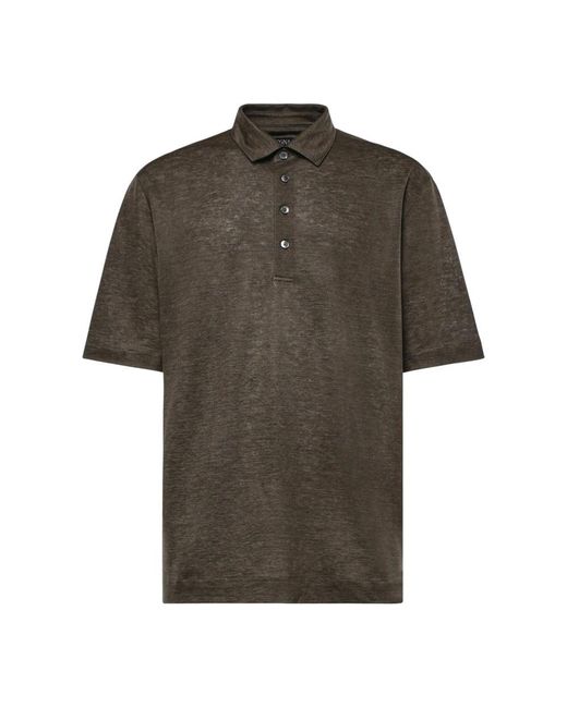 Zegna Green Polo Shirts for men