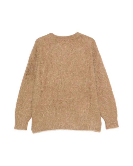 Alysi Natural Round-Neck Knitwear