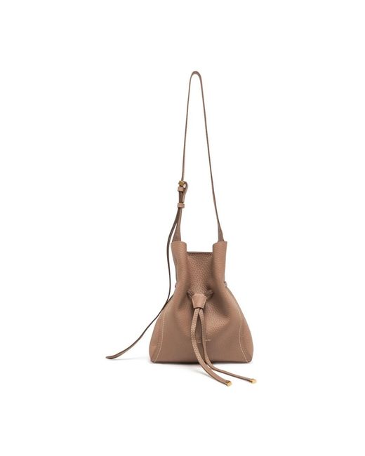Gianni Chiarini Brown Bucket Bags
