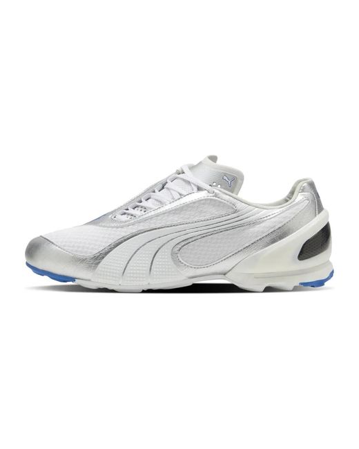 PUMA White V-S1 Metallic Sneakers