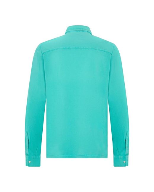 Fedeli Green Casual Shirts for men