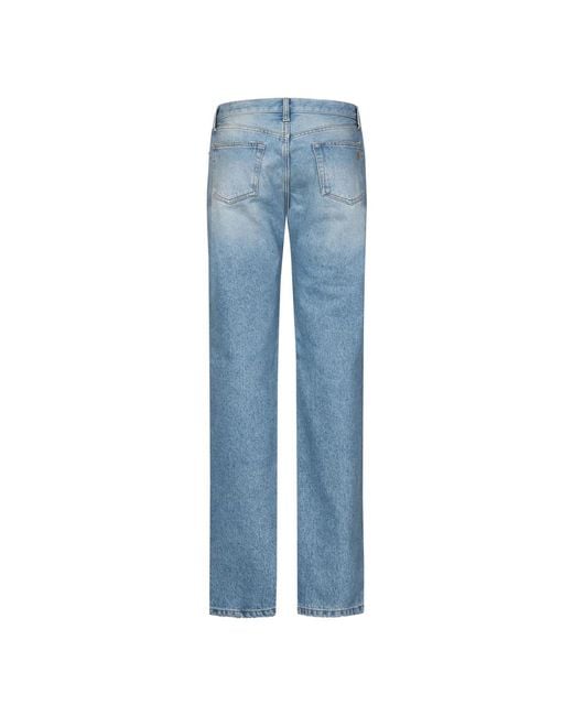 The Attico Blue Straight Jeans