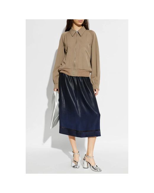 Maison Margiela Blue Midi Skirts