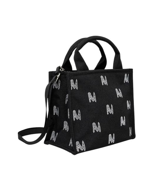 MSGM Mini Crossbody Tas in het Black