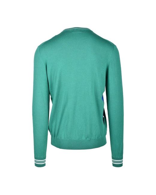Ballantyne Baumwolle kaschmir strickpullover in Green für Herren