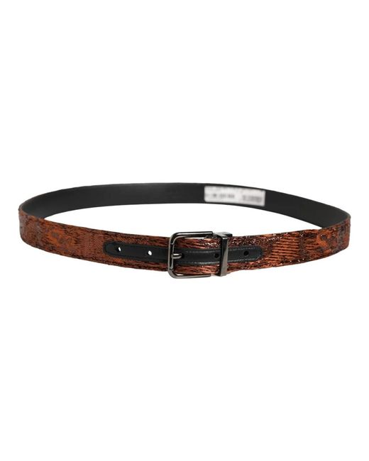 Dolce & Gabbana Brown Belts for men