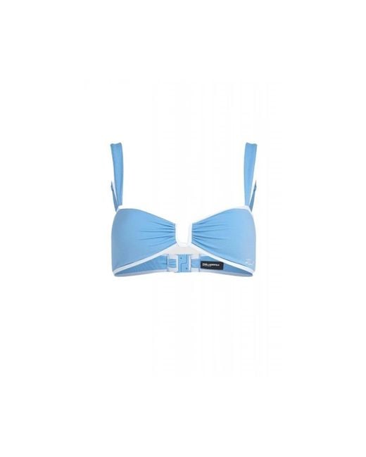 Karl Lagerfeld Blue Bikinis