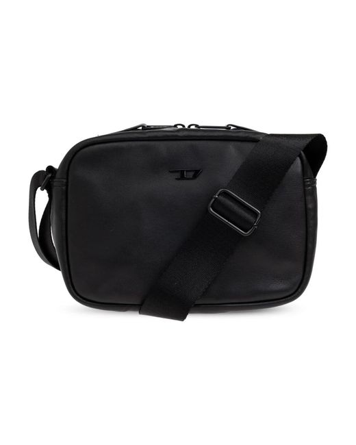 DIESEL Black Shoulder Bags for men