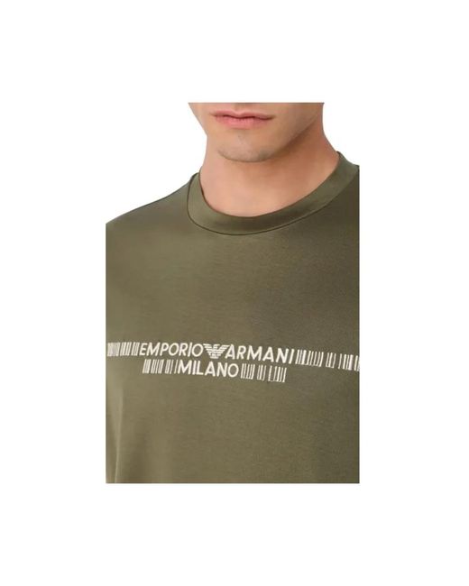 Emporio Armani Green T-Shirts for men
