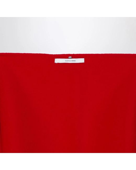 Sportmax Red Winter Scarves