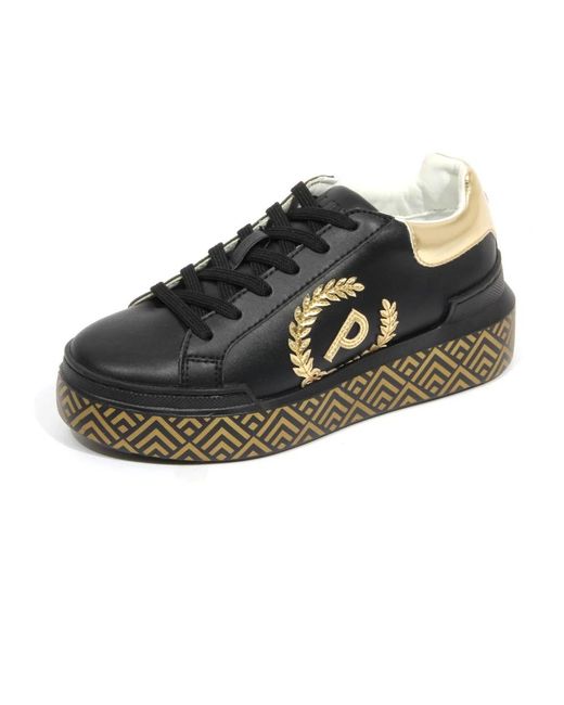 Pollini Black Vegane Lederschuhe