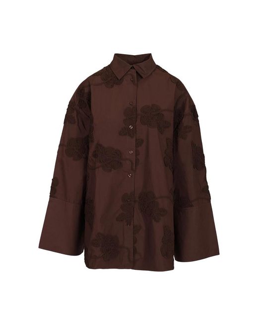 ROTATE BIRGER CHRISTENSEN Brown Shirts