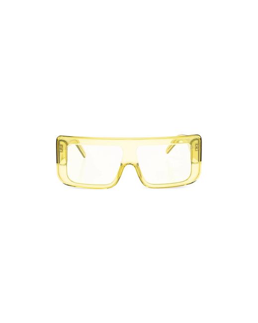 Sunglasses di Rick Owens in Yellow