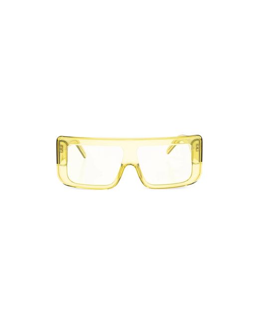 Sunglasses di Rick Owens in Yellow