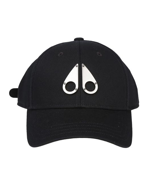 Moose Knuckles Schwarze/nick logo icon mütze in Black für Herren