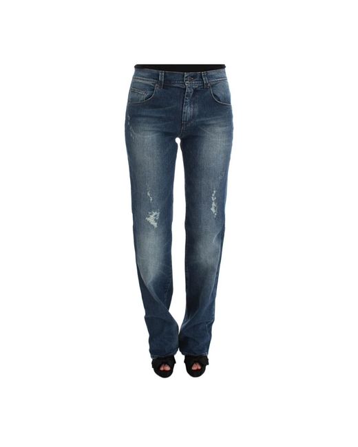 Ermanno Scervino Blue Slim-Fit Jeans