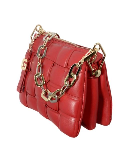 Gaelle Paris Red Shoulder Bags