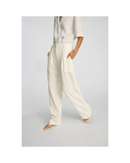 Munthe Arum Pants in het White