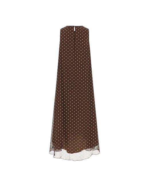 Maxi Dresses P.A.R.O.S.H. de color Brown