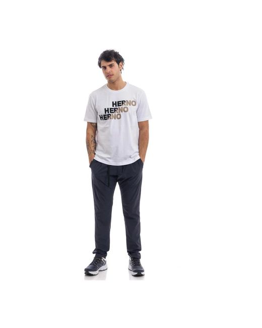 Herno White T-Shirts for men