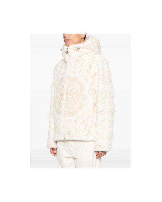 Casablanca Natural Faux Fur & Shearling Jackets for men