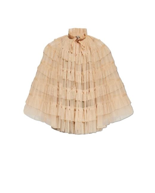 AllSaints Jassen ,Polyester Aude Cape in het Natural