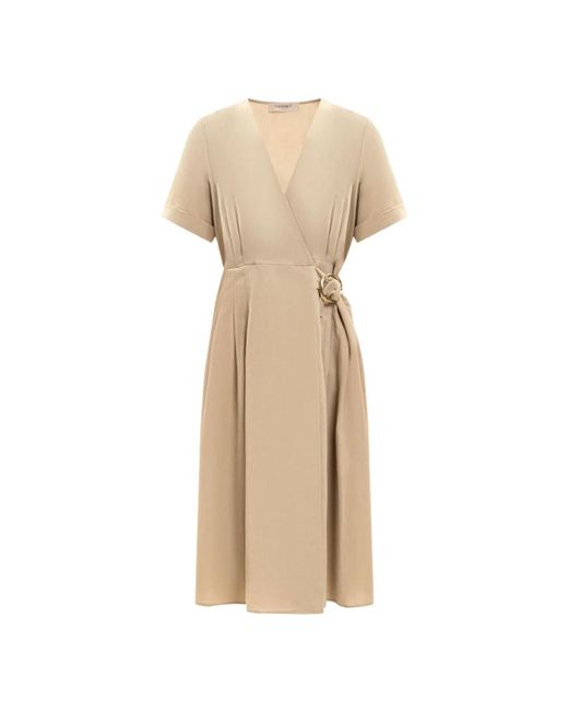 Twinset Natural Wrap Dresses