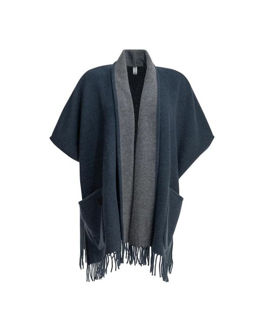 Ferragamo Blue Ponchos