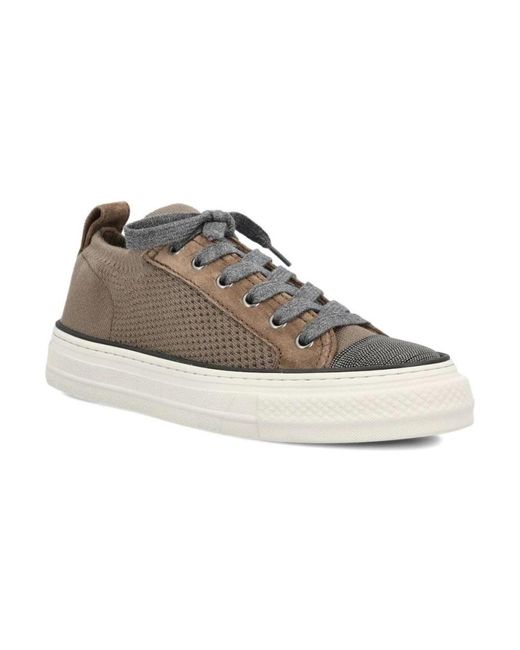 Brunello Cucinelli Brown Sneakers
