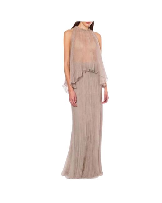 Alberta Ferretti Brown Sleeveless Tops