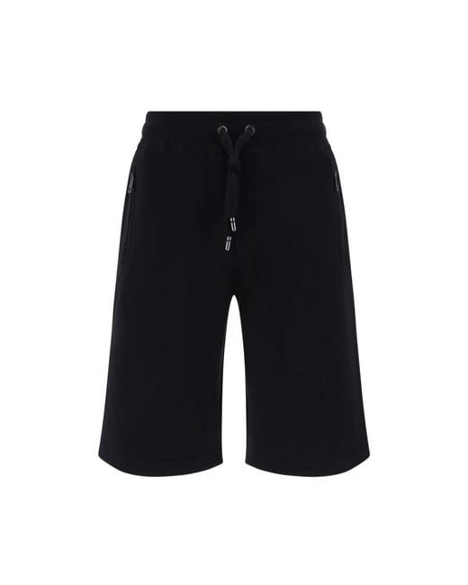 Dolce & Gabbana Black Casual Shorts for men