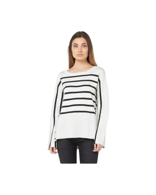 Gas White Long Sleeve T-Shirts