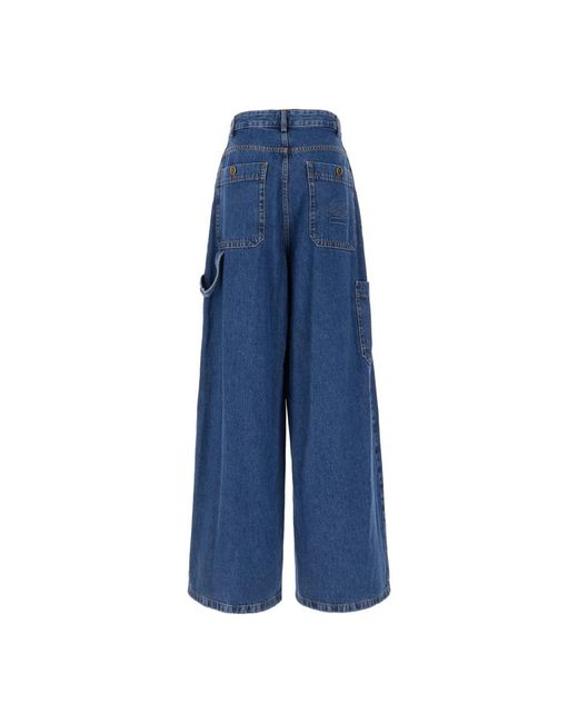 Etro Blue Wide Jeans