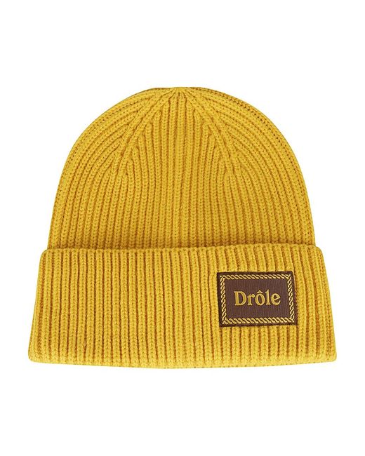 Drole de Monsieur Woll beanie mütze in Yellow für Herren