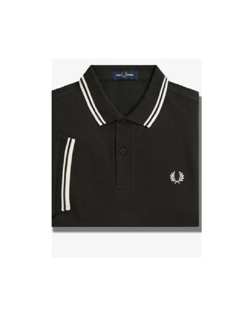 Fred Perry Black Polo Shirts for men
