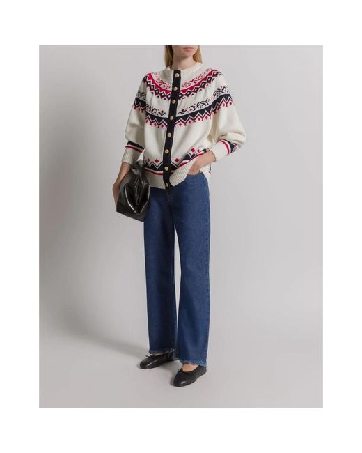Cardigans Alberta Ferretti de color Pink