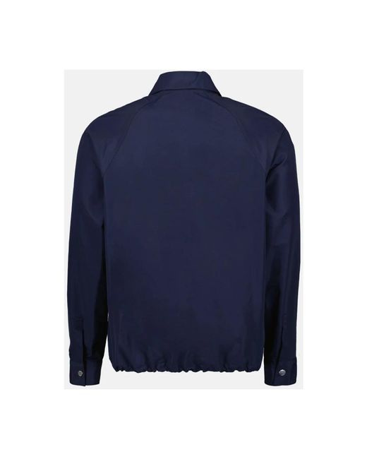 Dior Jassen ,Blauw ,Katoen Geborduurde Shirt Couture Collectie in het Blue voor heren