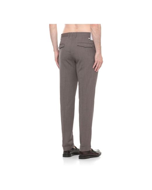 PT Torino Gray Suit Trousers for men