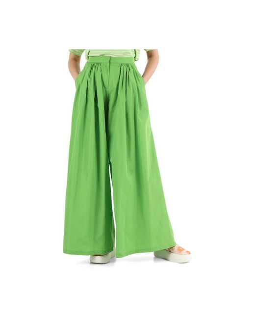 Niu Green Wide Trousers