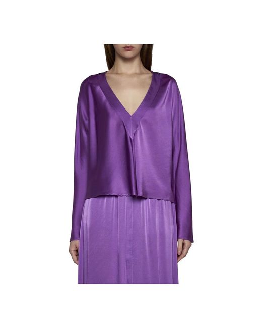 Blouses & shirts > blouses Forte Forte en coloris Purple