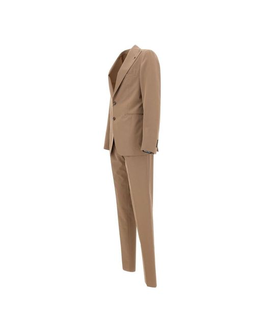 Tagliatore Natural Single Breasted Suits for men