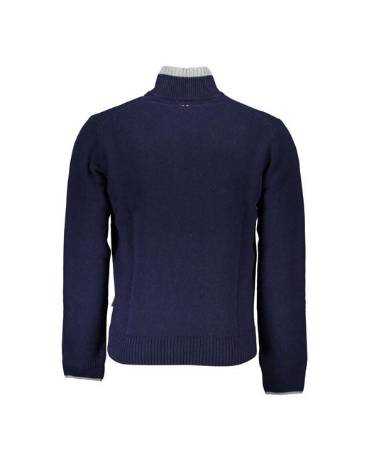 Turtlenecks Napapijri de hombre de color Blue