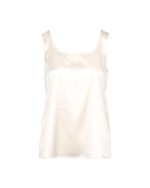 Pennyblack White Sleeveless Tops