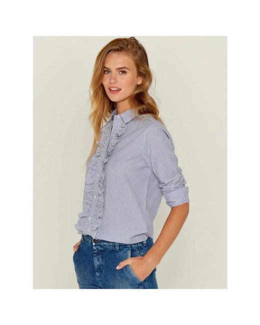 Five Jeans Blouses Hemden in het Blue