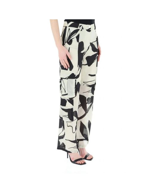 Liu Jo Black Wide Trousers