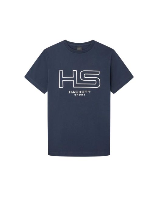 Hackett Baumwoll t-shirt in Blue für Herren