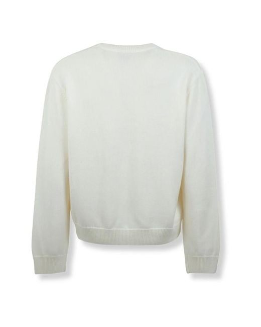 Casablanca Gray Round-Neck Knitwear for men